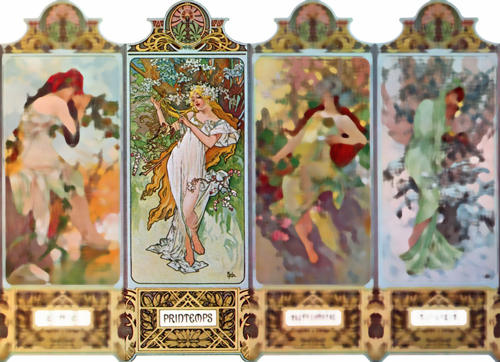Mucha seasons: Spring