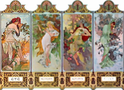 Mucha seasons: Summer